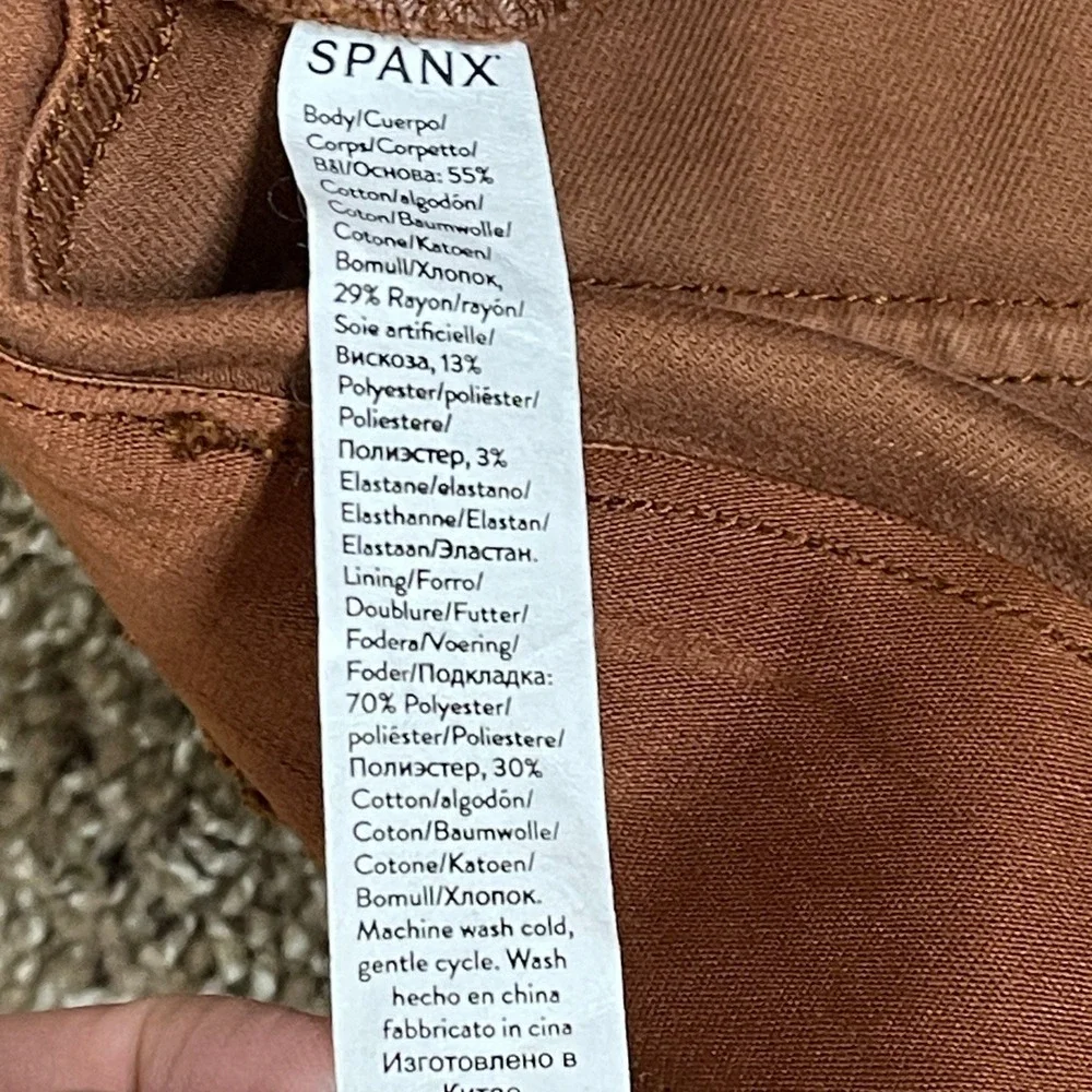SPANX Women's Wide Leg Cropped‎ Pants  Sailor Style Pockets Career Casual